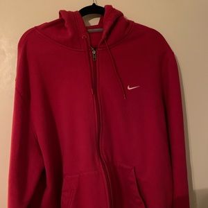 Red Nike Hoodie